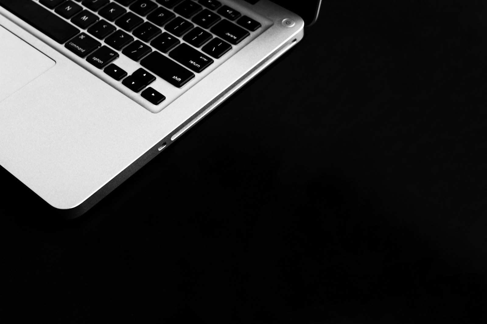 Laptop on a desk